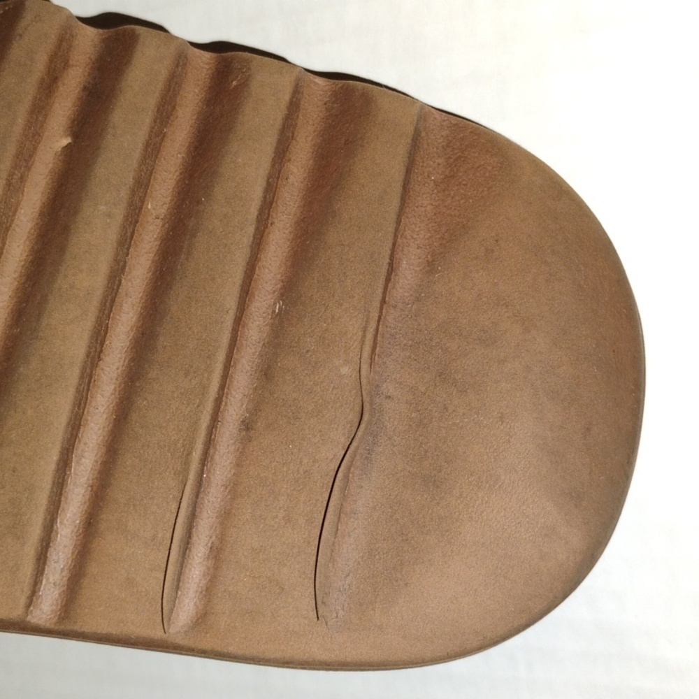 Yeezy Slides. Brown in Color. Men's size 10. - Picture 7 of 14